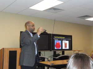 Speaking at a Black History Month event for the USDA Food and Nutrition Service's Mountain Plains Regional Office