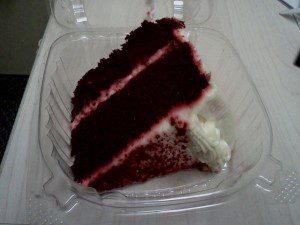 Red velvet cake shot