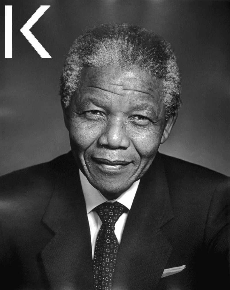 Nelson Mandela Black & White